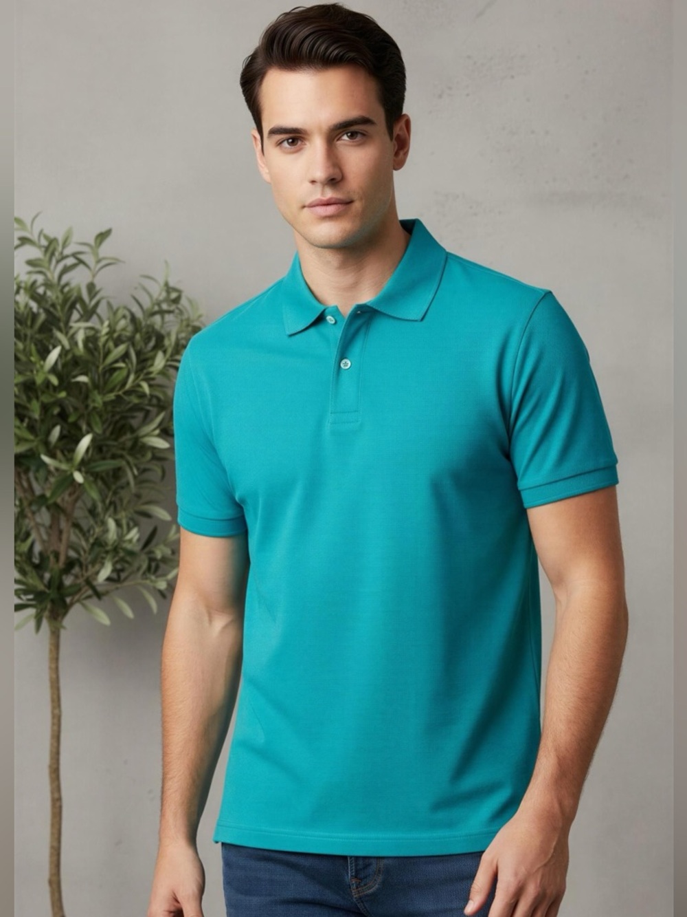 St. John's Bay Comfort Stretch Easy Care Classic Fit Polo Shirt